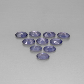 Iolite naturale blu da  ct, taglio ovale, VS
