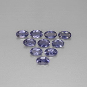 Iolite naturale blu da  ct, taglio ovale, VS