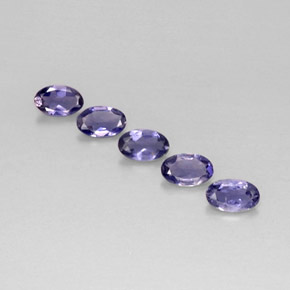 Iolite naturale blu da  ct, taglio ovale, VS