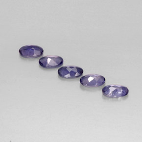 Iolite naturale blu da  ct, taglio ovale, VS