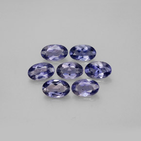 Iolite naturale blu da  ct, taglio ovale, VS