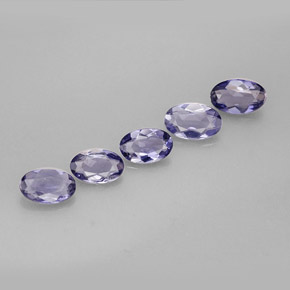 Iolite naturale blu da  ct, taglio ovale, VS