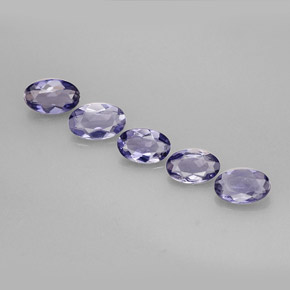 Iolite naturale blu da  ct, taglio ovale, VS