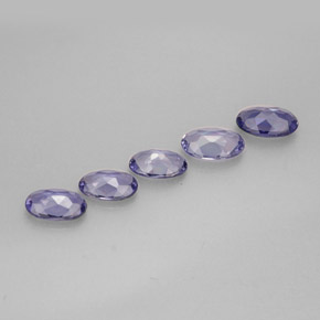 Iolite naturale blu da  ct, taglio ovale, VS