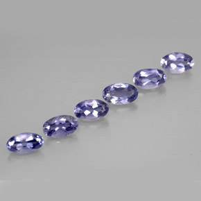 Iolite naturale blu da  ct, taglio ovale, VS