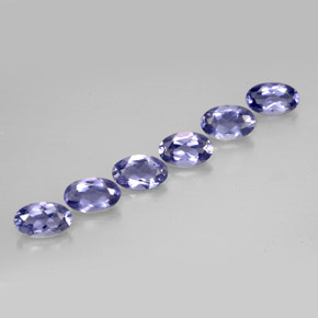 Iolite naturale blu da  ct, taglio ovale, VS