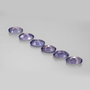 Iolite naturale blu da  ct, taglio ovale, VS
