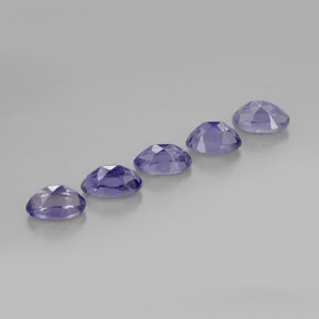 Iolite naturale blu da  ct, taglio ovale, VS