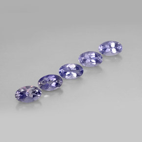 Iolite naturale blu da  ct, taglio ovale, VS