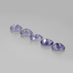 Iolite naturale blu da  ct, taglio ovale, VS
