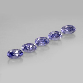 Iolite naturale blu da  ct, taglio ovale, VS