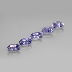 Gemme di Iolite Viola Blu naturale da  ct, Taglio ovale, VS