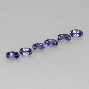 Iolite naturale blu da  ct, taglio ovale, VS