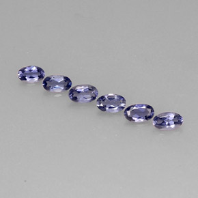 Iolite naturale blu da  ct, taglio ovale, VS