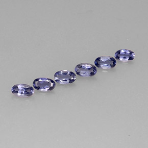 Iolite naturale blu da  ct, taglio ovale, VS