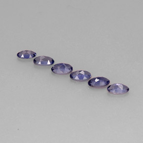 Iolite naturale blu da  ct, taglio ovale, VS