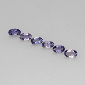 Iolite naturale blu da  ct, taglio ovale, VS