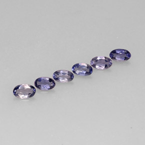 Iolite naturale blu da  ct, taglio ovale, VS