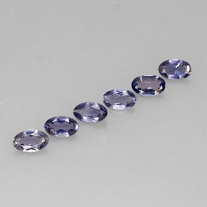 Iolite naturale blu da  ct, taglio ovale, VS