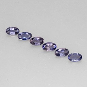 Iolite naturale blu da  ct, taglio ovale, VS