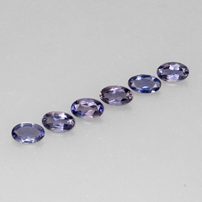 Iolite naturale blu da  ct, taglio ovale, VS