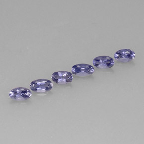 Iolite naturale blu da  ct, taglio ovale, VS
