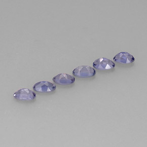 Iolite naturale blu da  ct, taglio ovale, VS