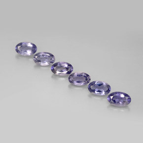Iolite naturale blu da  ct, taglio ovale, VS