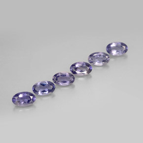 Iolite naturale blu da  ct, taglio ovale, VS