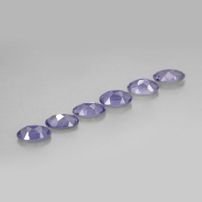 Iolite naturale blu da  ct, taglio ovale, VS