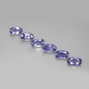 Iolite naturale blu da  ct, taglio ovale, VS