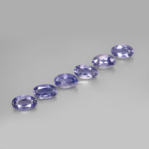 Iolite naturale blu da  ct, taglio ovale, VS
