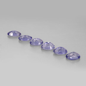 Iolite naturale blu da  ct, taglio ovale, VS