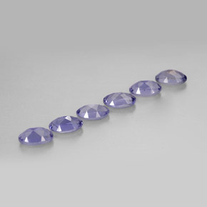 Iolite naturale blu da  ct, taglio ovale, VS