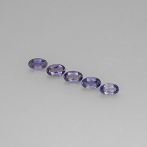 Iolite naturale blu da  ct, taglio ovale, VS
