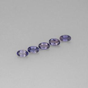 Iolite naturale blu da  ct, taglio ovale, VS