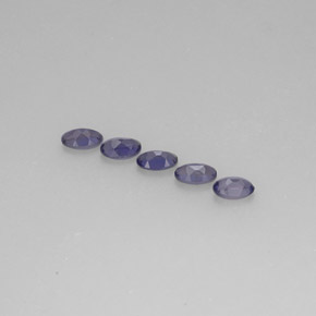 Iolite naturale blu da  ct, taglio ovale, VS