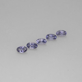 Iolite naturale blu da  ct, taglio ovale, VS