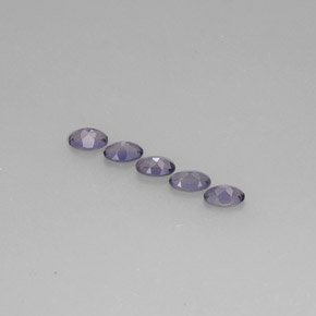 Iolite naturale blu da  ct, taglio ovale, VS