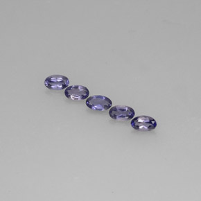Iolite naturale blu da  ct, taglio ovale, VS