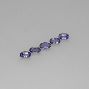 Iolite naturale blu da  ct, taglio ovale, VS
