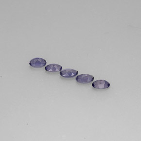 Iolite naturale blu da  ct, taglio ovale, VS
