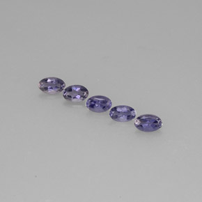 Iolite naturale blu da  ct, taglio ovale, VS