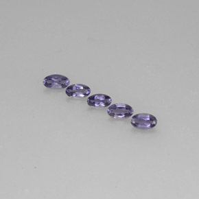 Iolite naturale blu da  ct, taglio ovale, VS