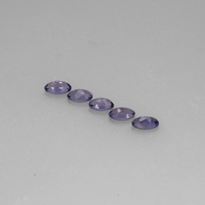 Iolite naturale blu da  ct, taglio ovale, VS