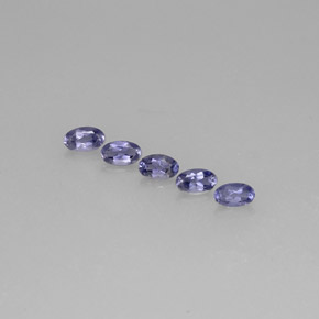 Iolite naturale blu da  ct, taglio ovale, VS