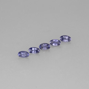Iolite naturale blu da  ct, taglio ovale, VS