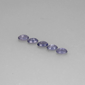 Iolite naturale blu da  ct, taglio ovale, VS