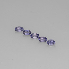 Iolite naturale blu da  ct, taglio ovale, VS