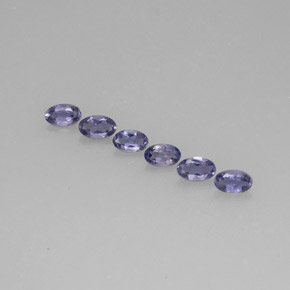 Iolite naturale blu da  ct, taglio ovale, VS